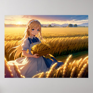 Poster Colheita da Manhã: Campos Animes