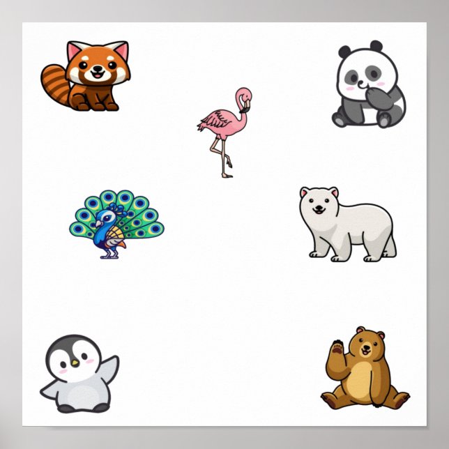 Poster Colheita de animais selvagens (Frente)