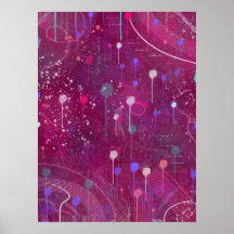 Colheita de Frutas Còsmicas: Arte Abstrata