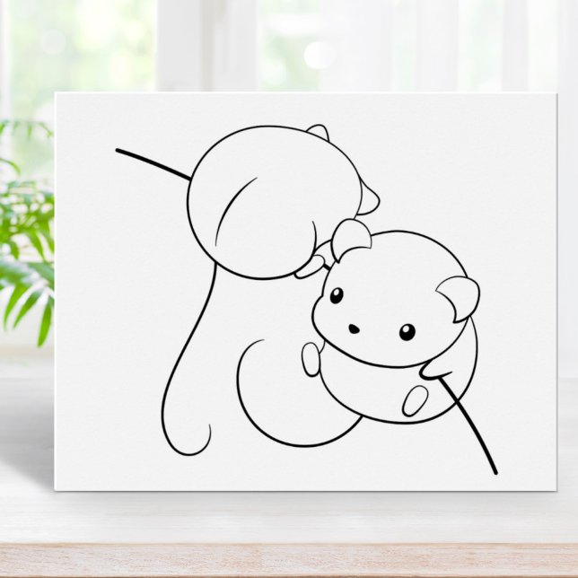 Poster Colheita de Rato, Par de Coloração de Ratos (Criador carregado)