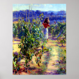 Poster Colheita de Uvas Elin Danielson-Gambogi 1900