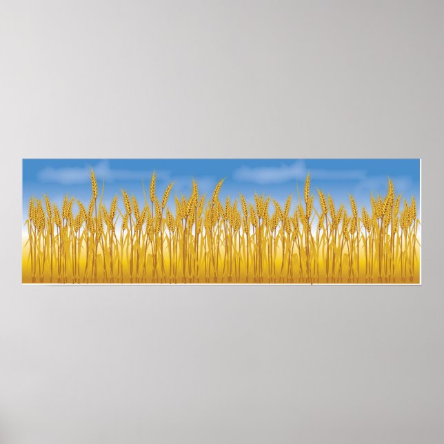 Poster Colheita Dourada (Frente)