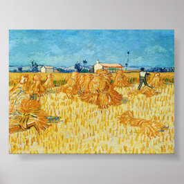 Poster Colheita na Provença por Van Gogh