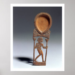 Pôster Colher cosmética com uma figura de um lutenist, K