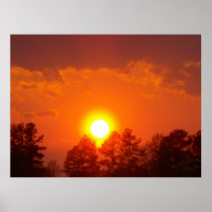 Poster Colher Sunset