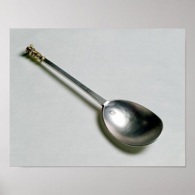 Pôster Colhera de apóstolo prateado com selo de ouro, 166 (Frente)