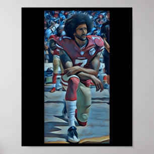 Poster Colin Kaepernick Kneeling