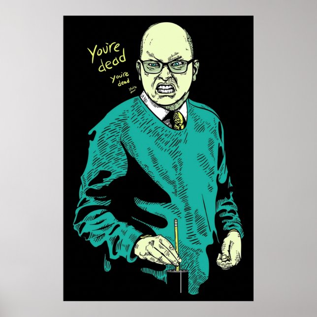 Poster Colin Robinson Energy Vampire (Frente)