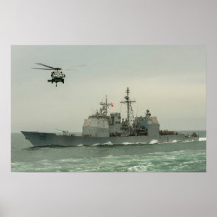 Pôster Colina Bunker USS (CG 52)