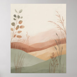 Poster Colinas Boho