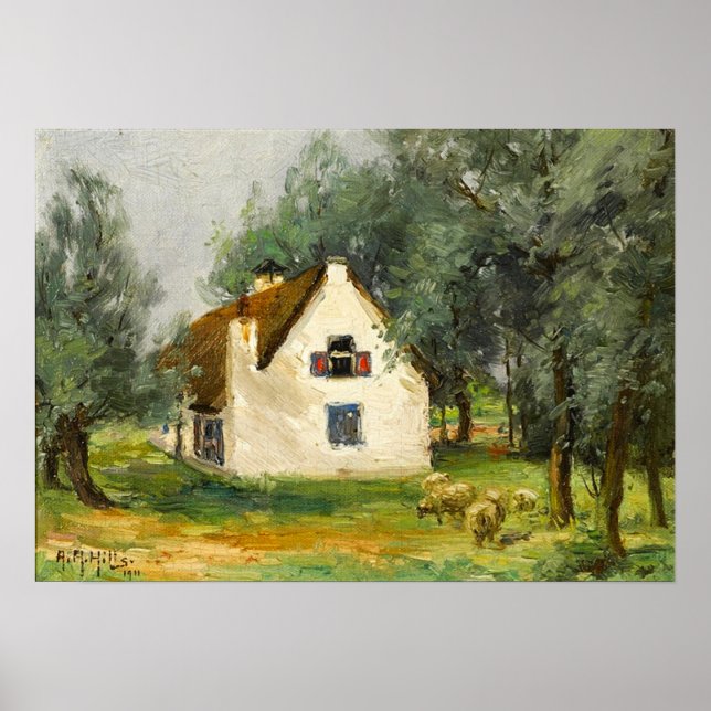 Poster Colinas - Casa Branca (Frente)