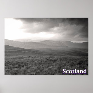Poster Colinas de Perthshire, Escócia