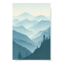 Colinas Nebulosas Moderno Japonês Ukiyo-e Zen