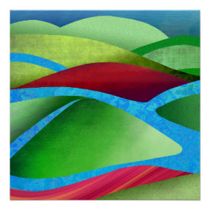 Pôster Colinas No Gelo