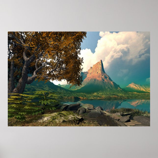 Poster Colinas Ouro (Frente)