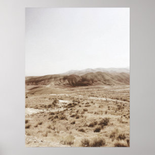 Poster Colinas Pintado com Toner Suave Oregon