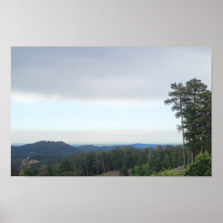 Poster Colinas Pretas