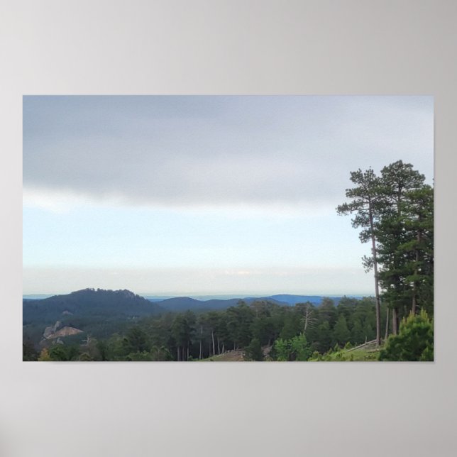 Poster Colinas Pretas (Frente)