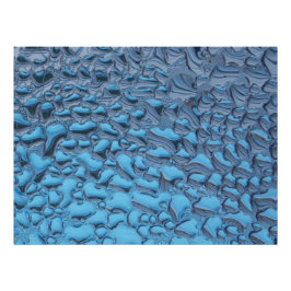 Pôster Colírio suave em vidro azul