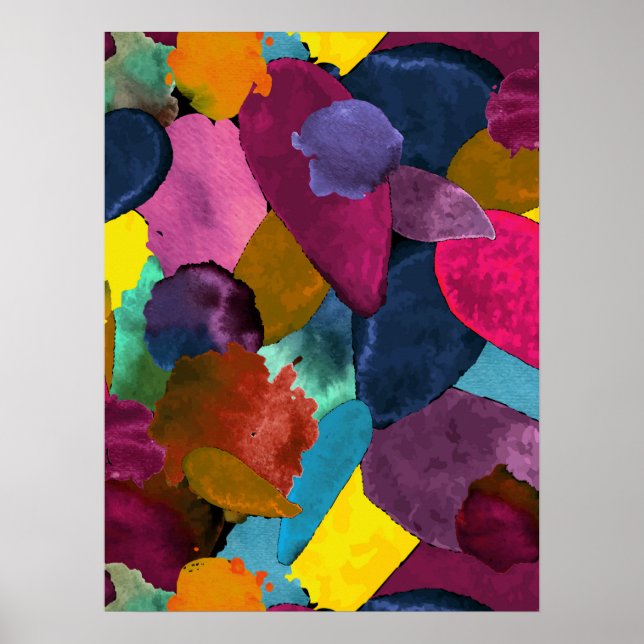 Poster Colisão de cores 3 (Frente)