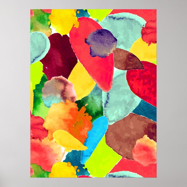 Poster Colisão de cores 5 (Frente)