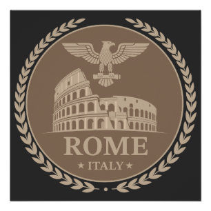 Pôster Coliseu de Roma Itália Europa