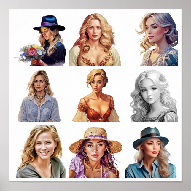 Poster Collage of beauty (Frente)