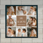 Poster Collage Photo Pai We Love You Happy Dia de os pais<br><div class="desc">Uma foto de colagem é uma coleção de fotos organizadas em conjunto de uma forma visualmente agradável, e pode ser uma forma excelente de celebrar ocasiões especiais como o Dia de os pais. Nesta colagem em particular, nós compilamos várias fotos que capturam as memórias amorosas que compartilhamos com nosso pai...</div>