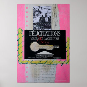 Poster Collages Bruyants Artist Book Congrats Key P