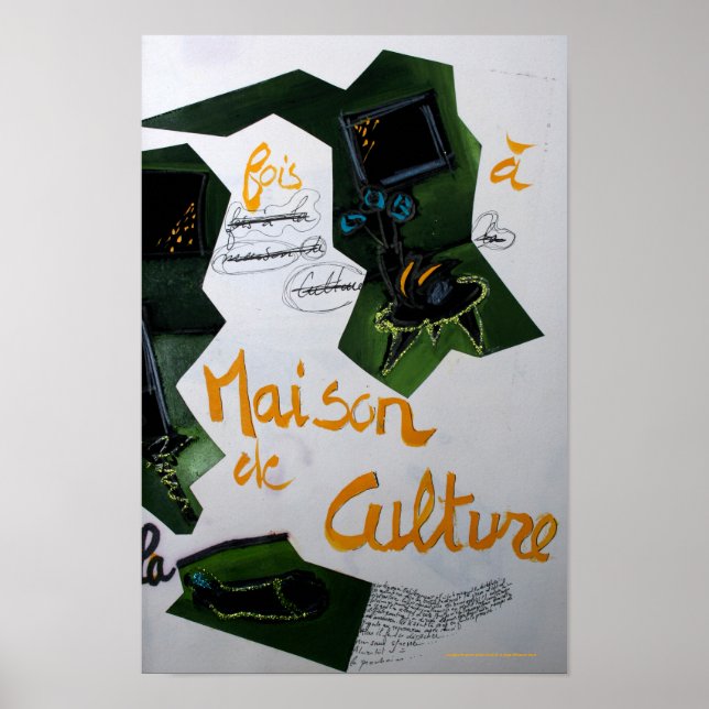 Pôster Collages Bruyants Artist Book Culture House P (Frente)