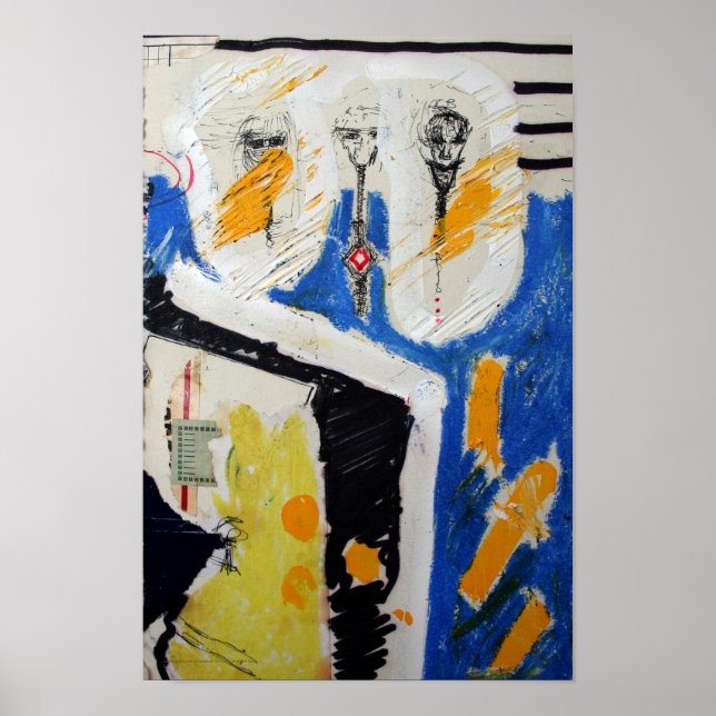 Pôster Collages Bruyants Artist Book Shrunken Head P (Frente)