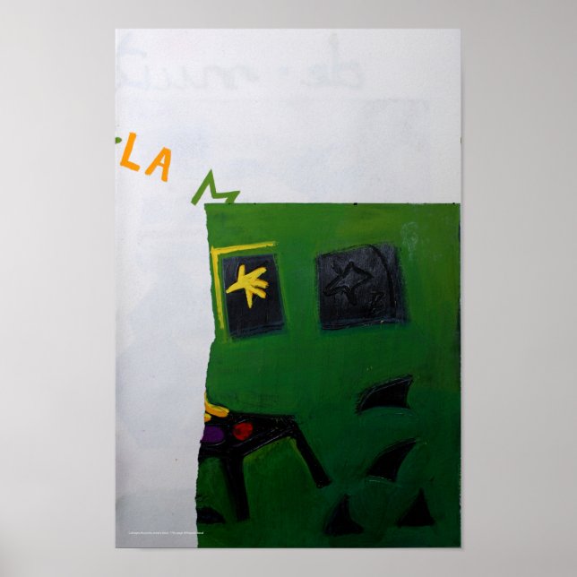 Poster Collages Bruyants Artist Livro Verde Sala 2 P (Frente)