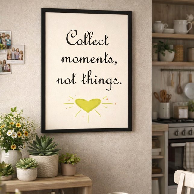 Pôster Collect moments, not things (Criador carregado)