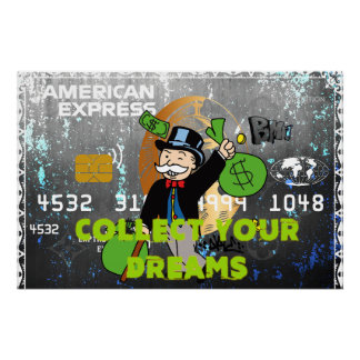 Pôster Collect Your Dreams (Black Card Pop)
