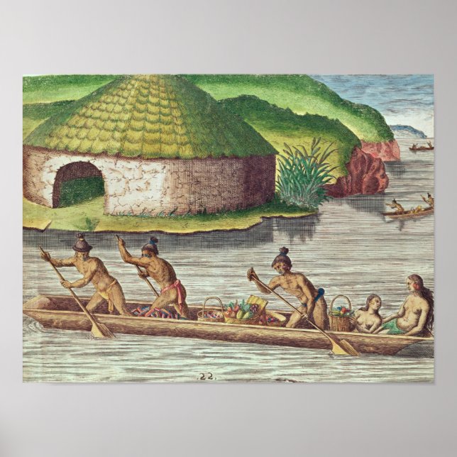 Pôster Collecting Crops for the Communal Storehouse (Frente)