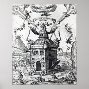Pôster Collegium Fama Fraternitatis do Frontispiece '