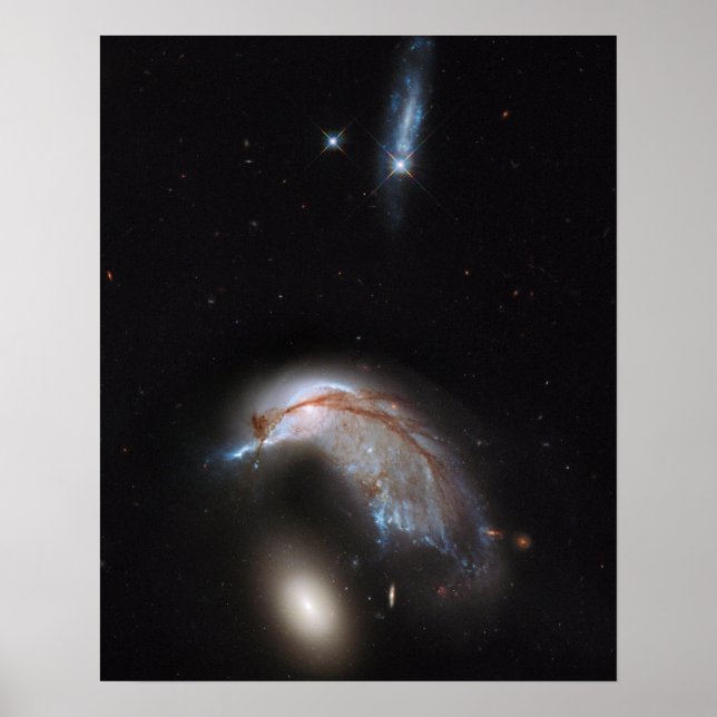 Poster Colliding Galaxies (Frente)