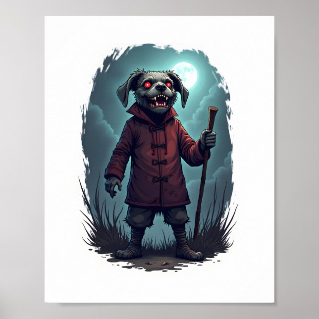 Poster Collie Crawl Maldito (Frente)