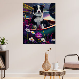 Poster Collie Fronteira em um Paddle: Uma Aventura Cênica