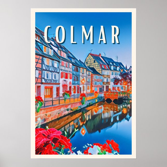 Poster Colmar Photo Vintage (Frente)