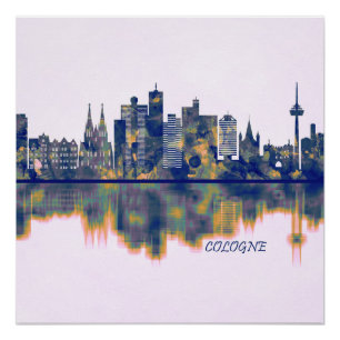 Pôster Cologne Skyline