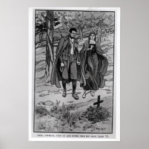 Poster Colomba & seu irmão ao lado de seu pai