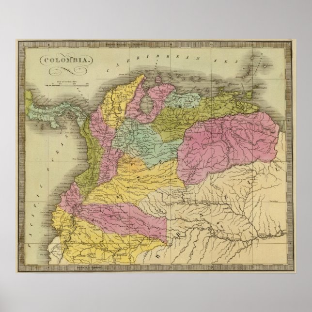 Pôster Colômbia (Frente)