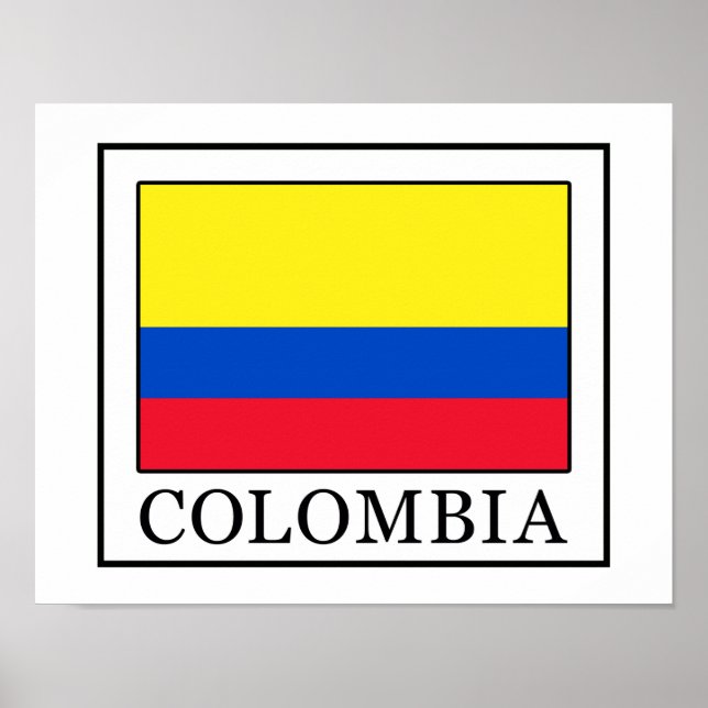 Pôster Colômbia (Frente)