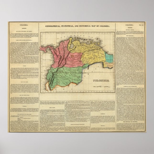 Pôster Colômbia 3 (Frente)