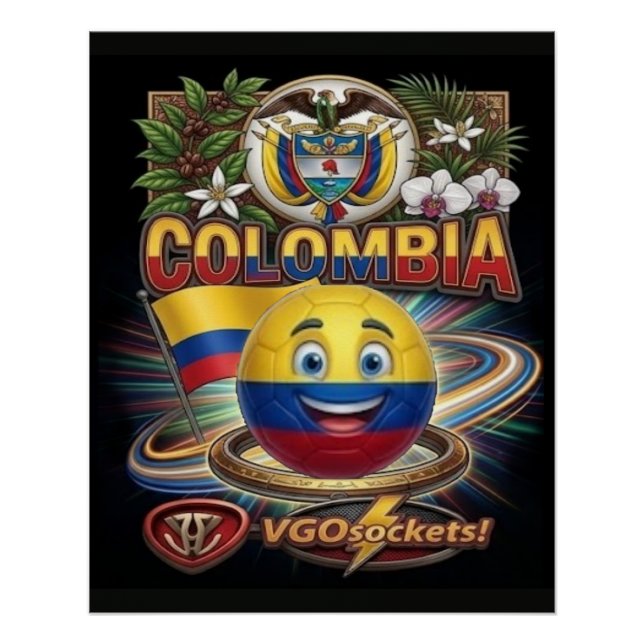 Pôster Colômbia-GBall (Frente)