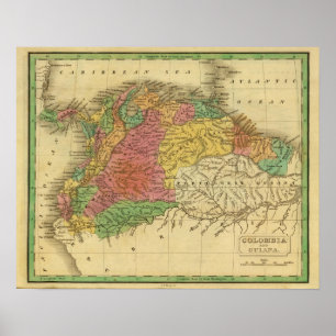 Poster Colômbia, Guiana