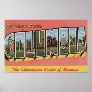 Poster Colômbia, Missouri - grandes cenas da letra