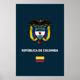 Poster Colombia passport phone case