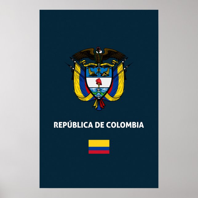 Poster Colombia passport phone case (Frente)